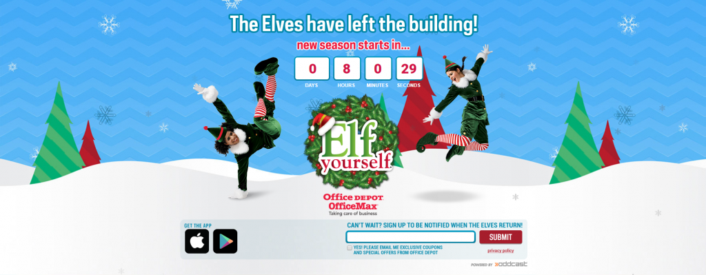 Screenshot of ElfYourself